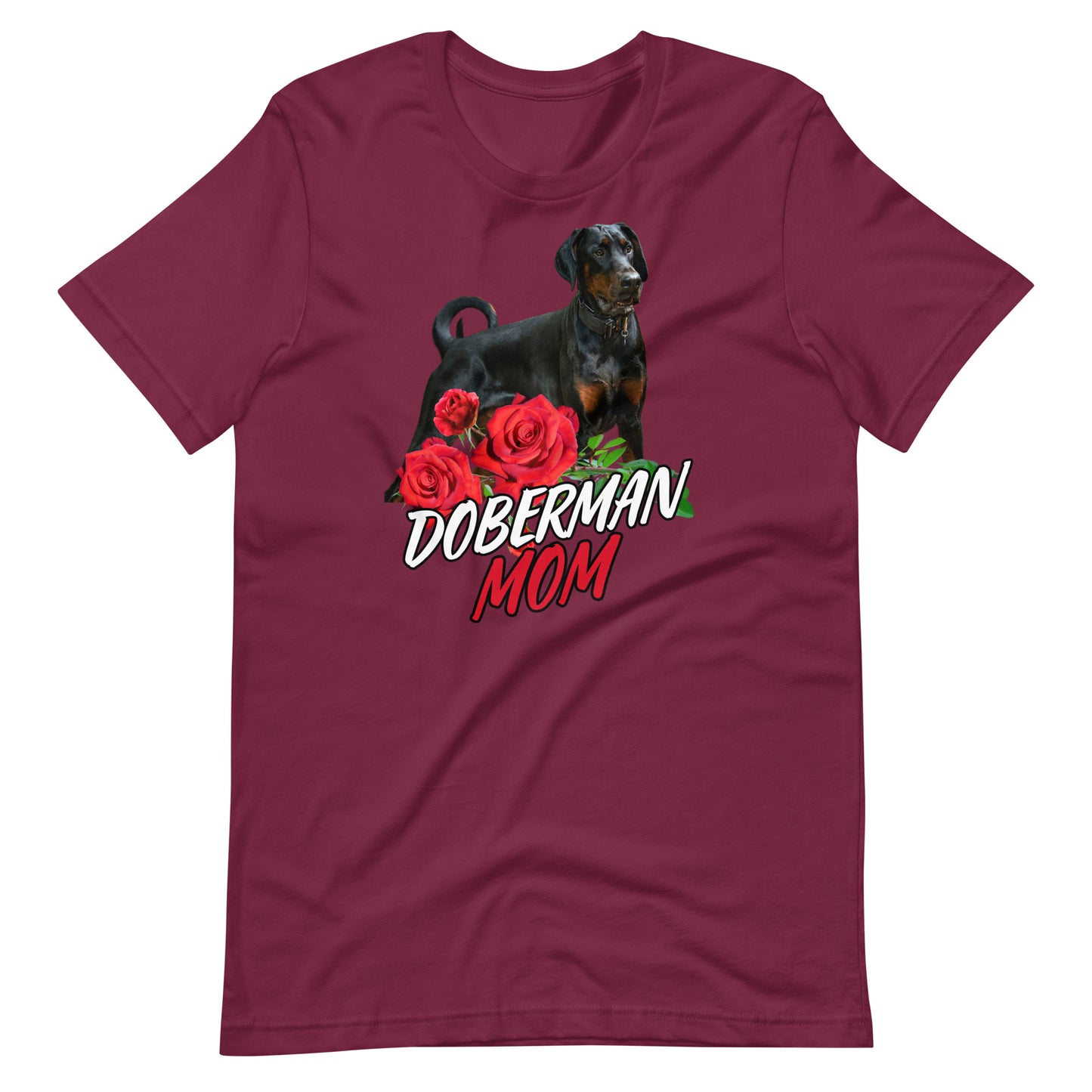 Doberman Mom 1 Unisex t-shirt