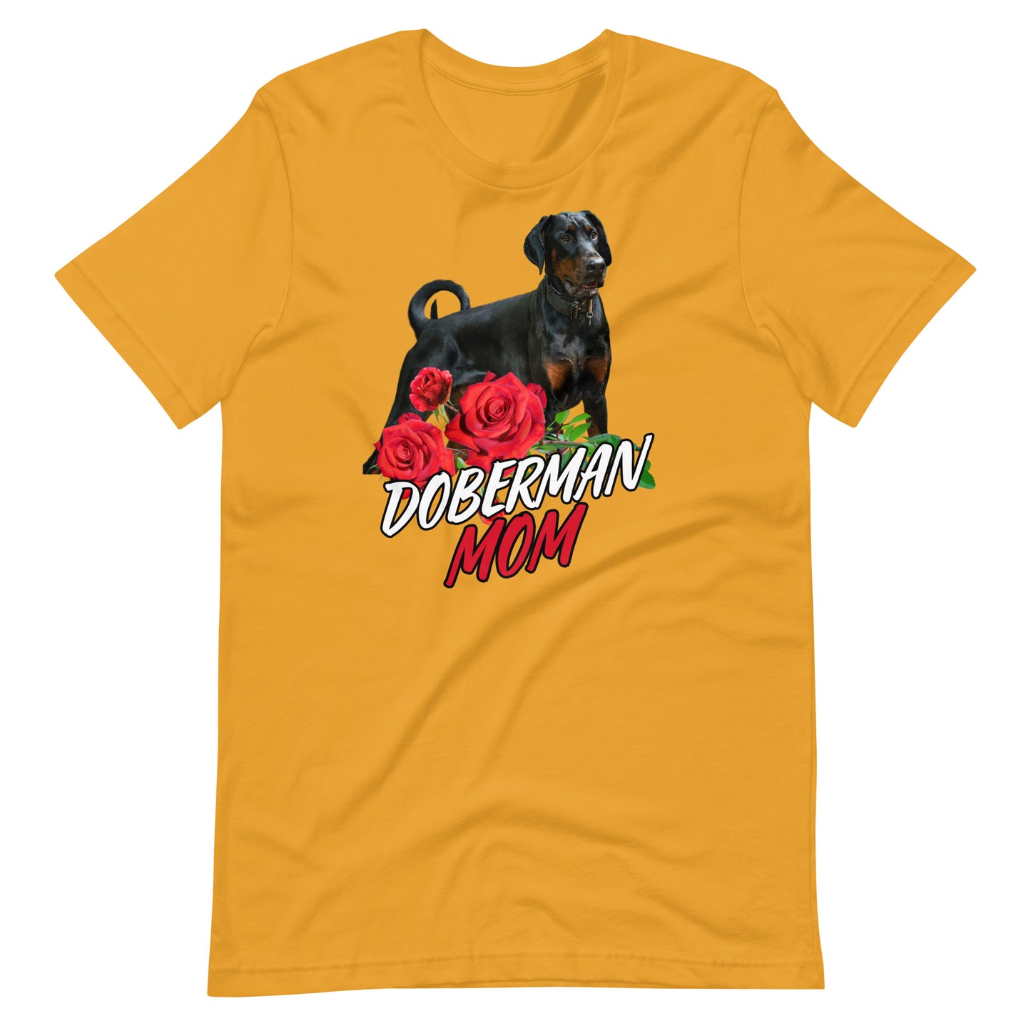 Doberman Mom 1 Unisex t-shirt