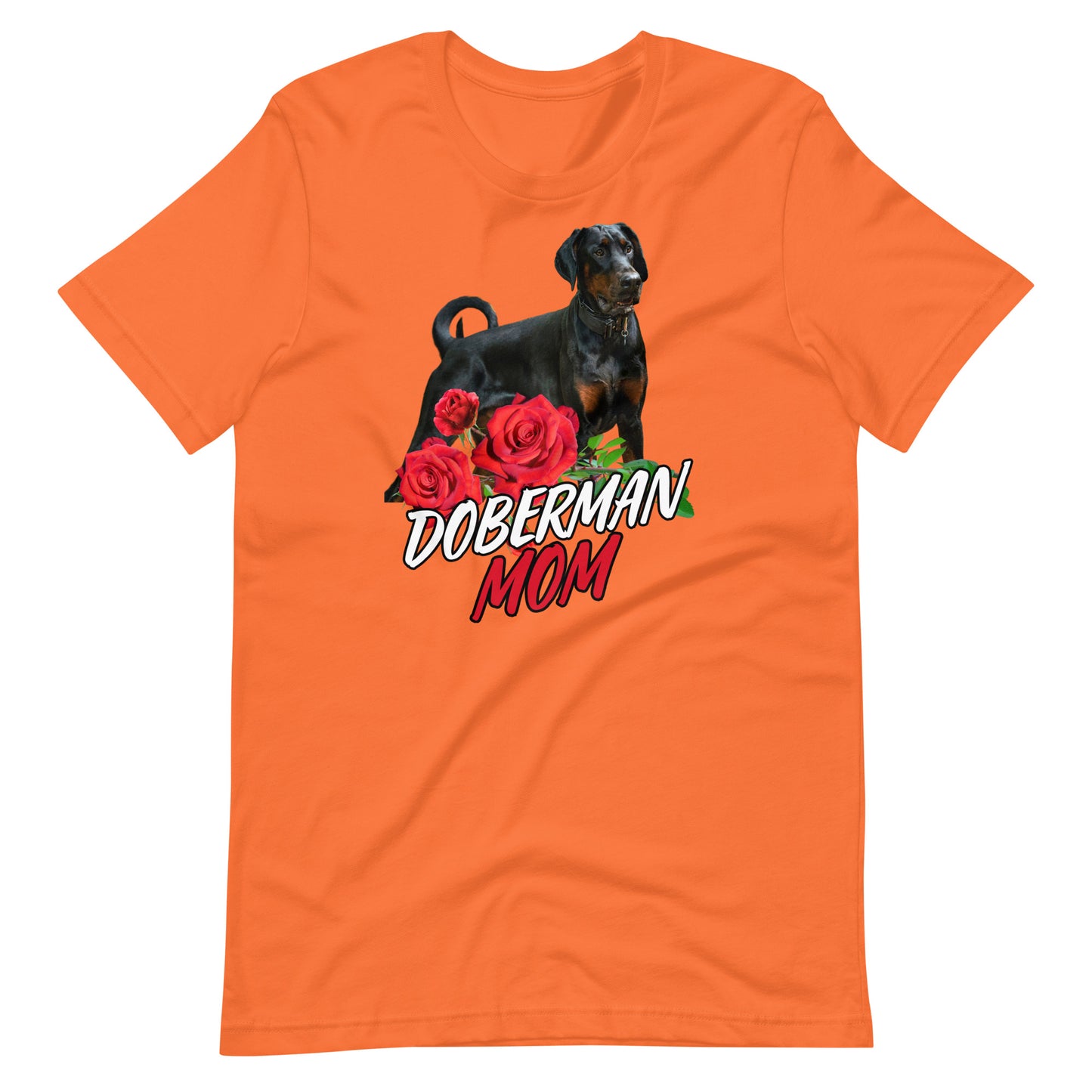 Doberman Mom 1 Unisex t-shirt