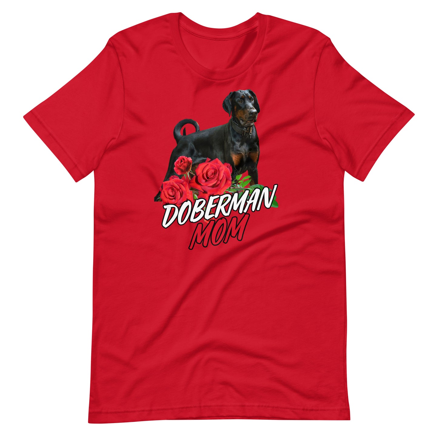 Doberman Mom 1 Unisex t-shirt