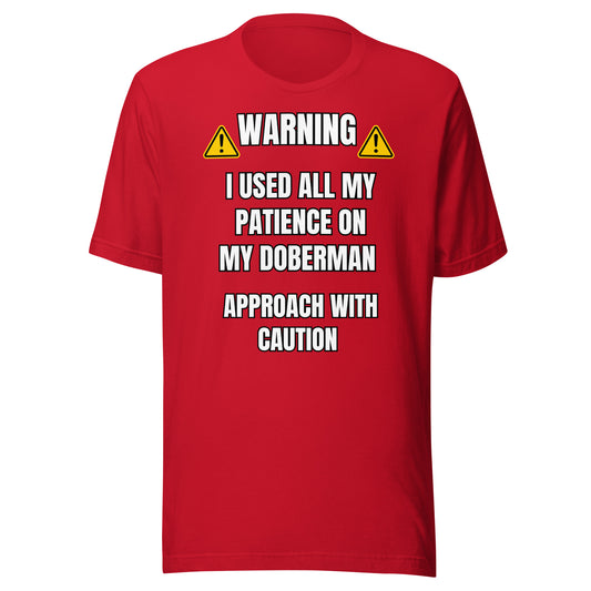 Warning 1 Unisex t-shirt