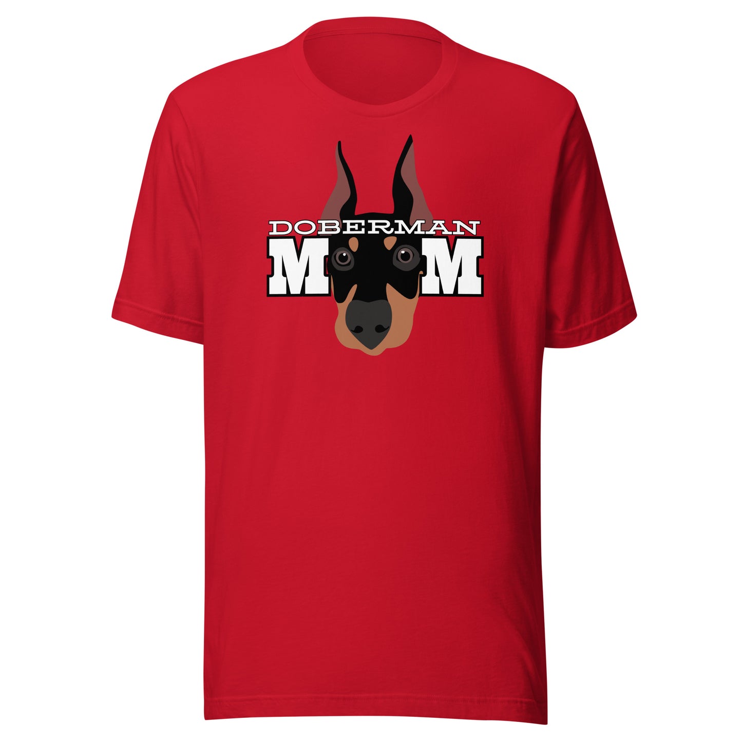 Doberman Mom 12 Unisex t-shirt