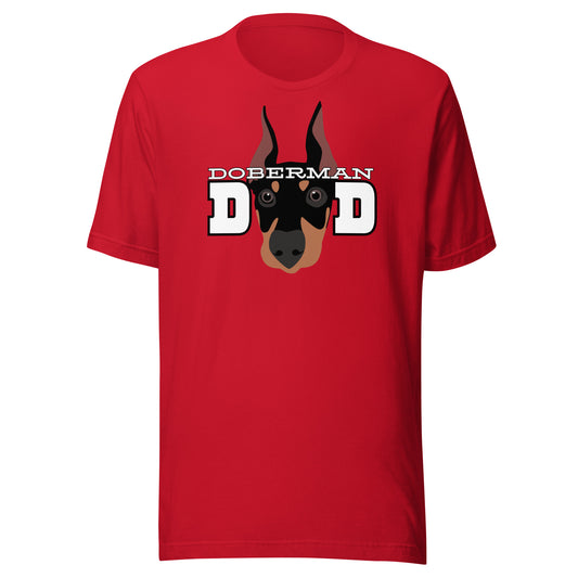 Doberman Dad 12 Unisex t-shirt