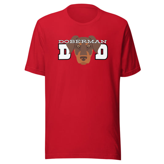 Doberman Dad 4 Unisex t-shirt