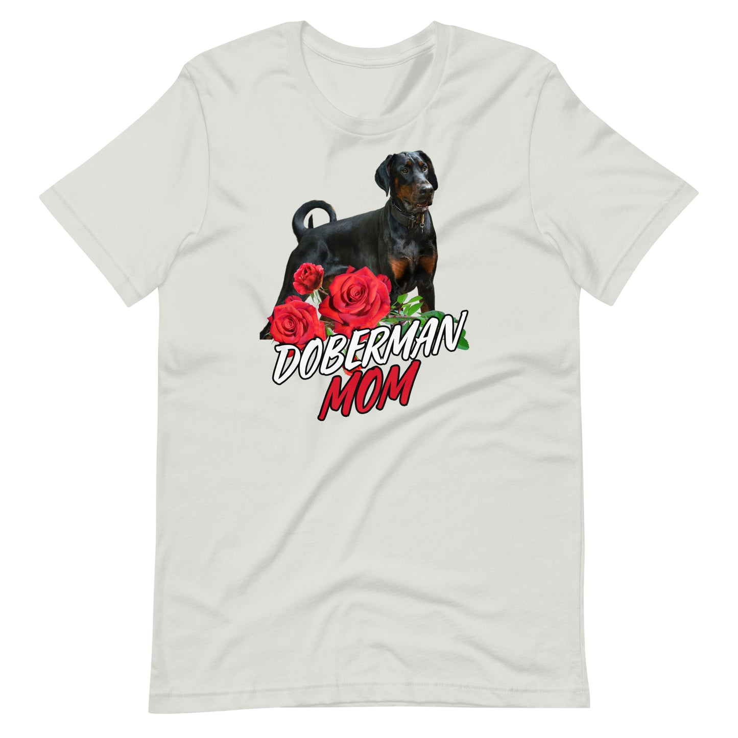 Doberman Mom 1 Unisex t-shirt