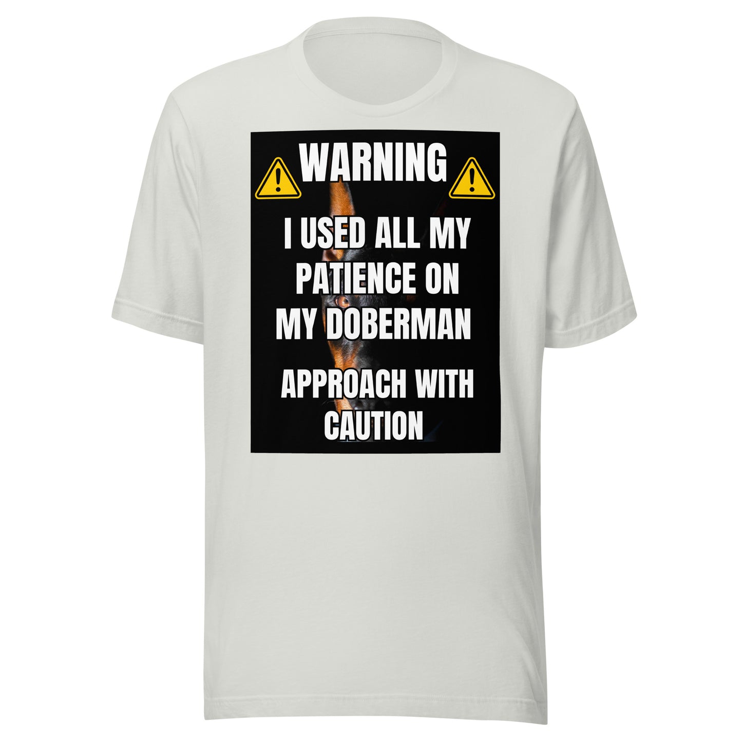 Warning 2 Unisex t-shirt