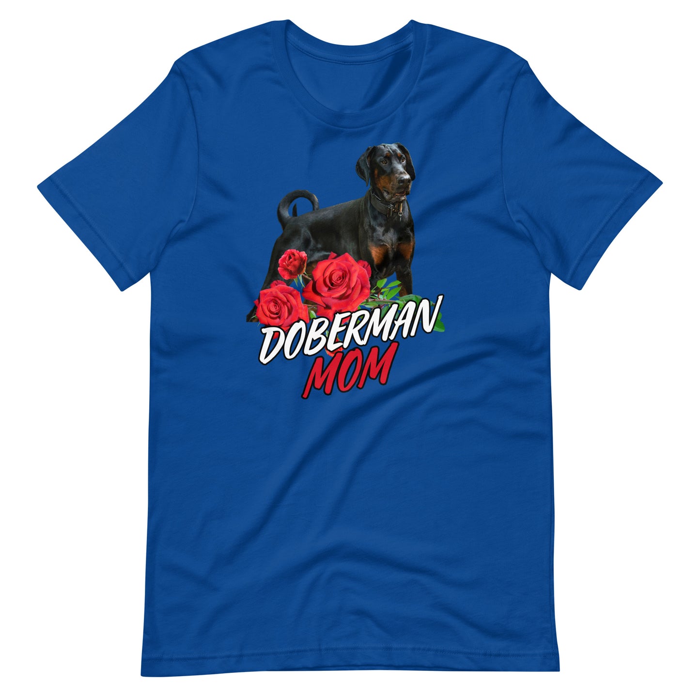 Doberman Mom 1 Unisex t-shirt