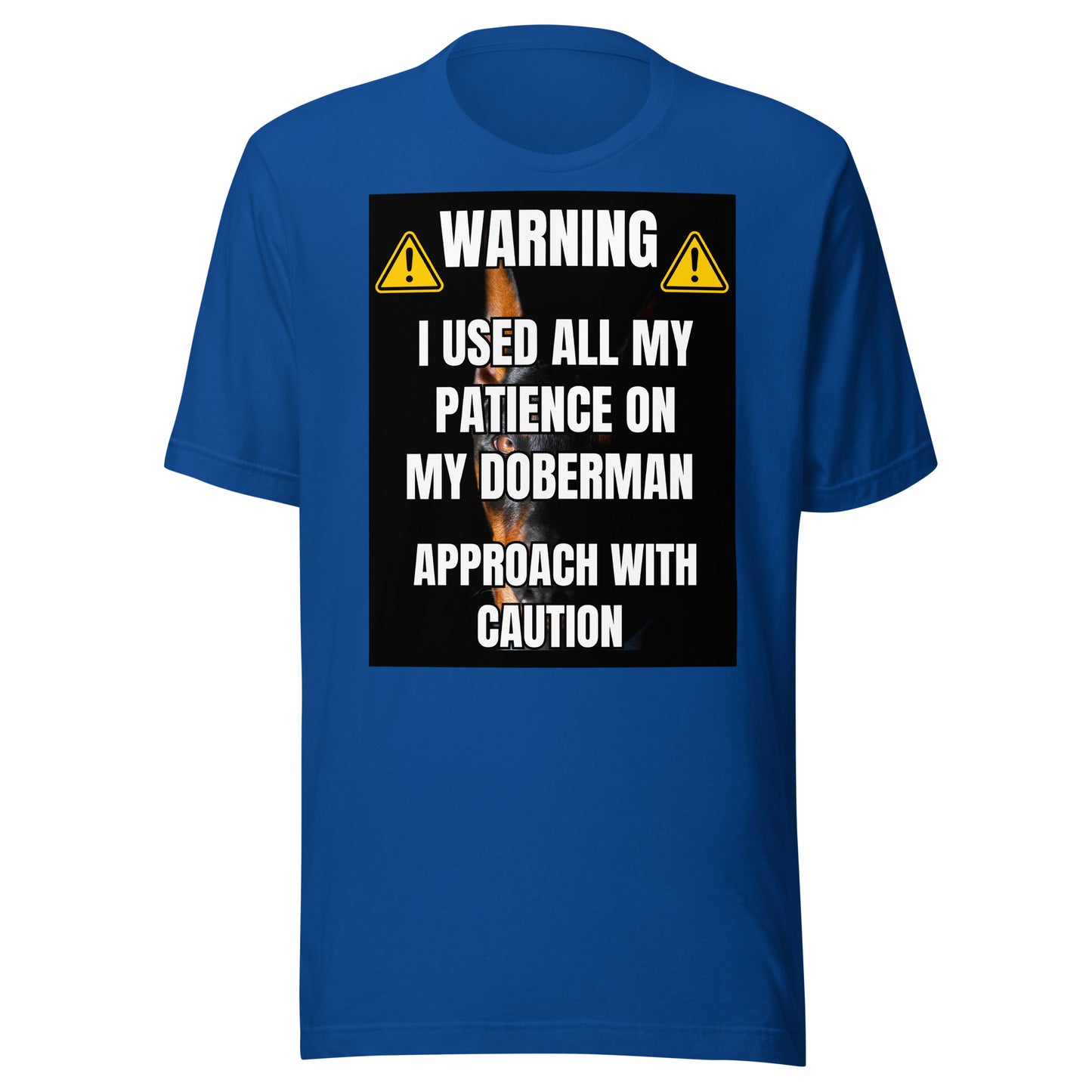 Warning 2 Unisex t-shirt