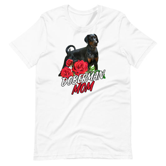 Doberman Mom 1 Unisex t-shirt