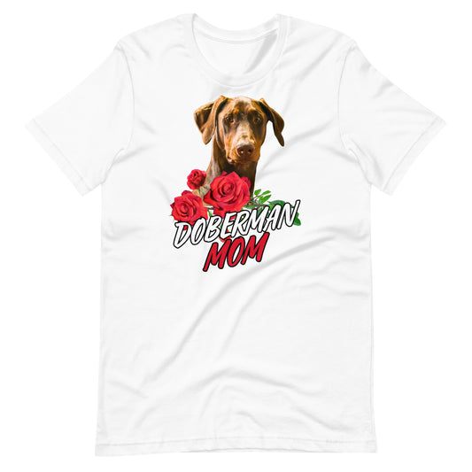 Doberman Mom 2 Unisex t-shirt