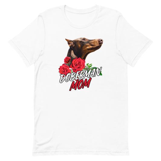 Doberman Mom 4 Unisex t-shirt