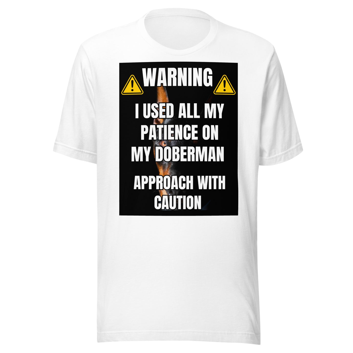 Warning 2 Unisex t-shirt