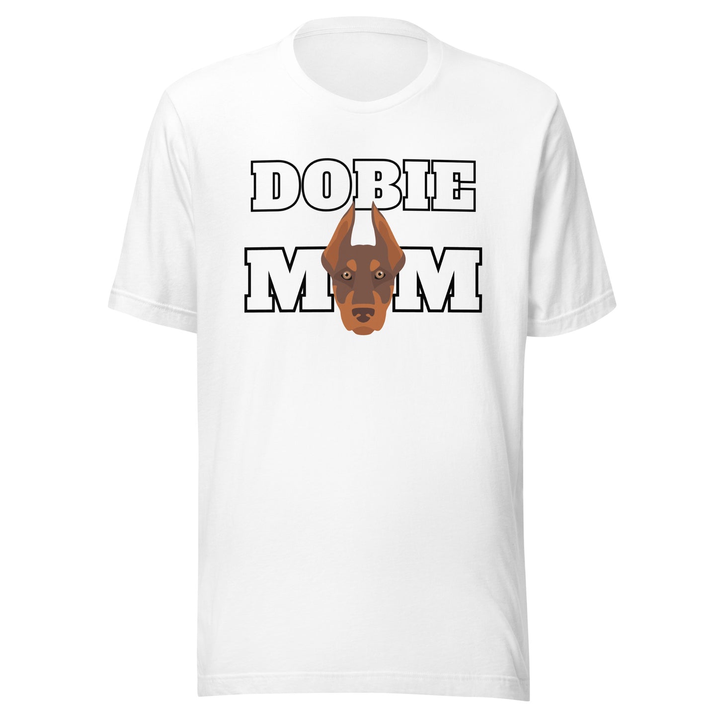 Dobie Mom 3 Unisex t-shirt