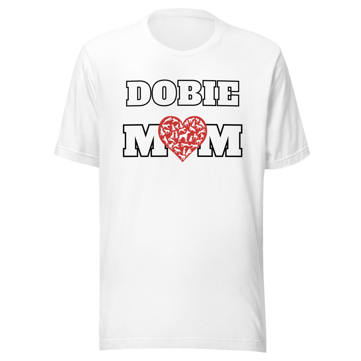 Dobie Mom 4 Unisex t-shirt